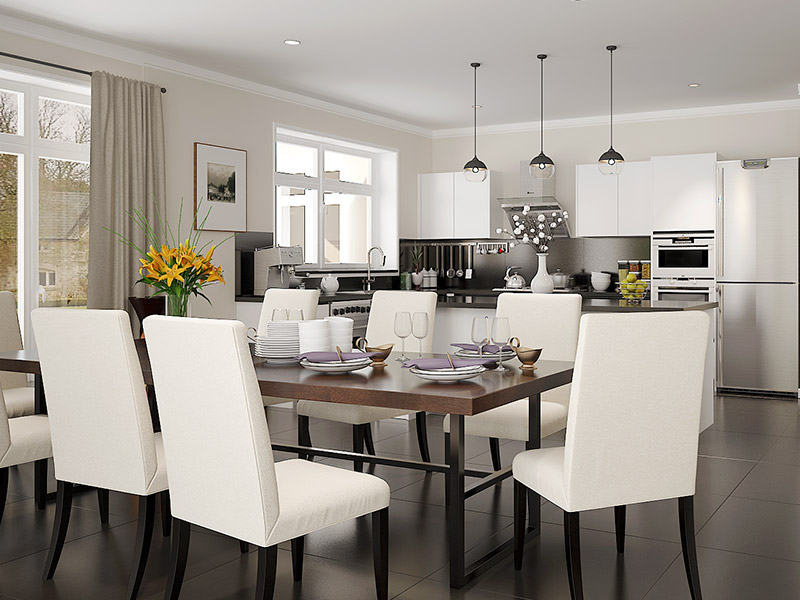 modern white home interior design