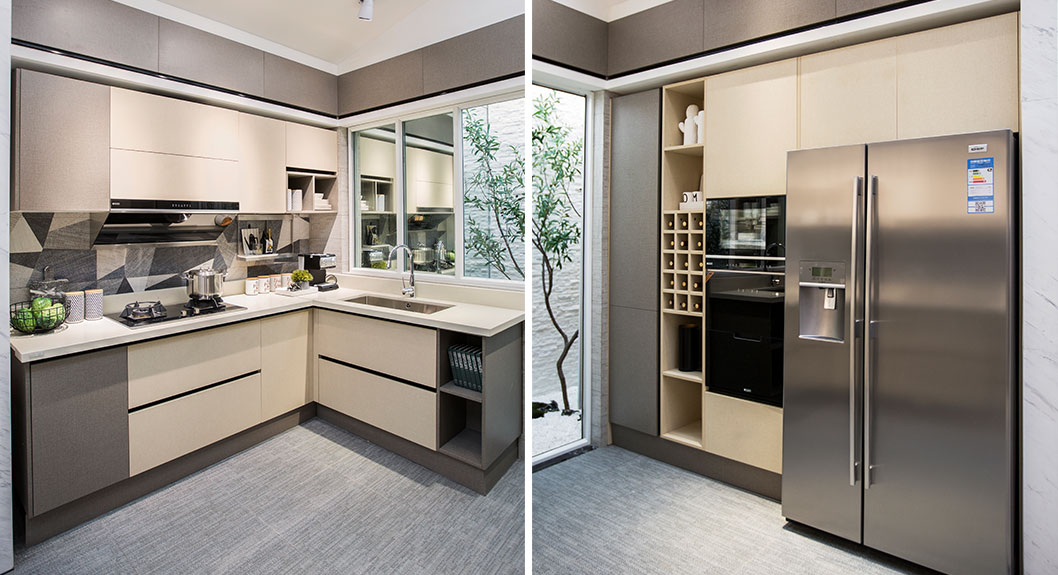 Grey-and-Yellow-Melamine-L-Shape-Kitchen-Cabinet-PLCC17084 (3)