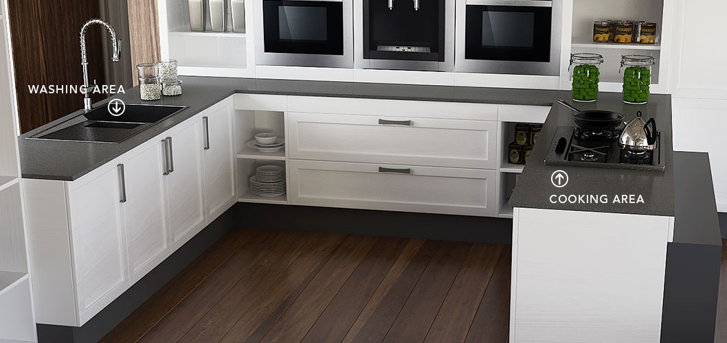 Transitional Solid Wood Shaker Kitchen Cabinet OP15-S14 (3)