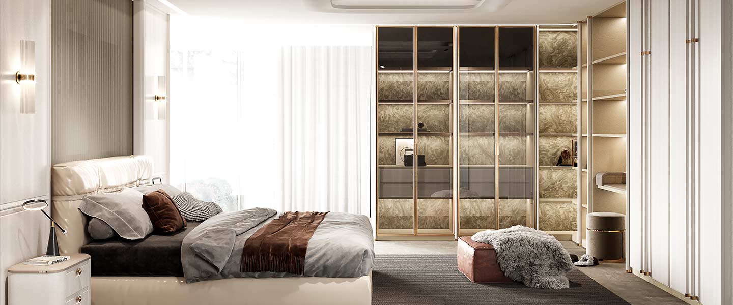 modern built-in wardrobe design