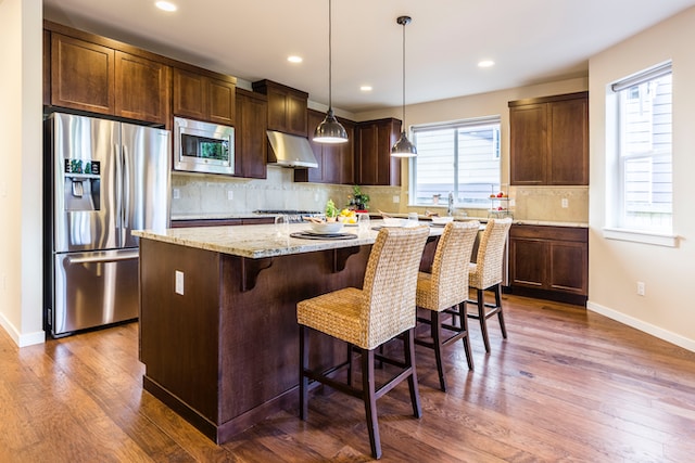 Warm Espresso Shaker Cabinets