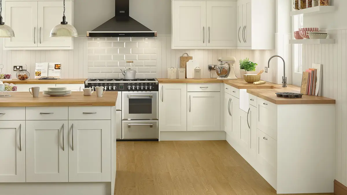 soft cream shaker kitchen cabinets