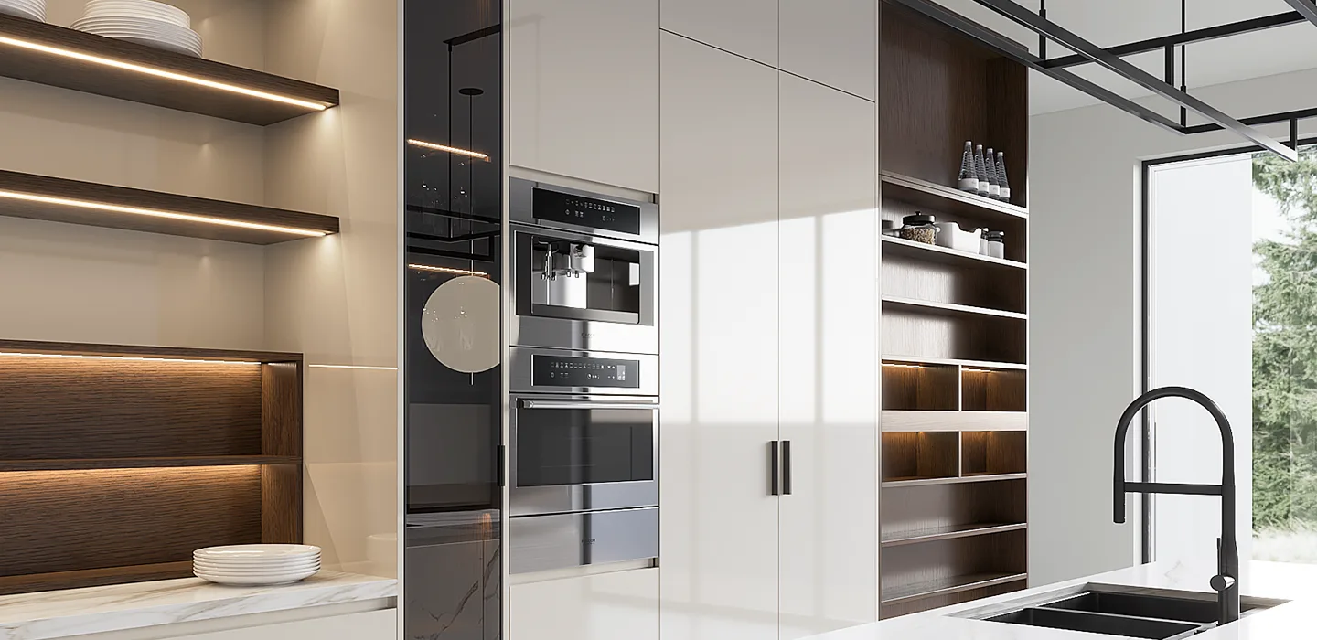 2023 Modern Custom Kitchen Cabinet with Island-7