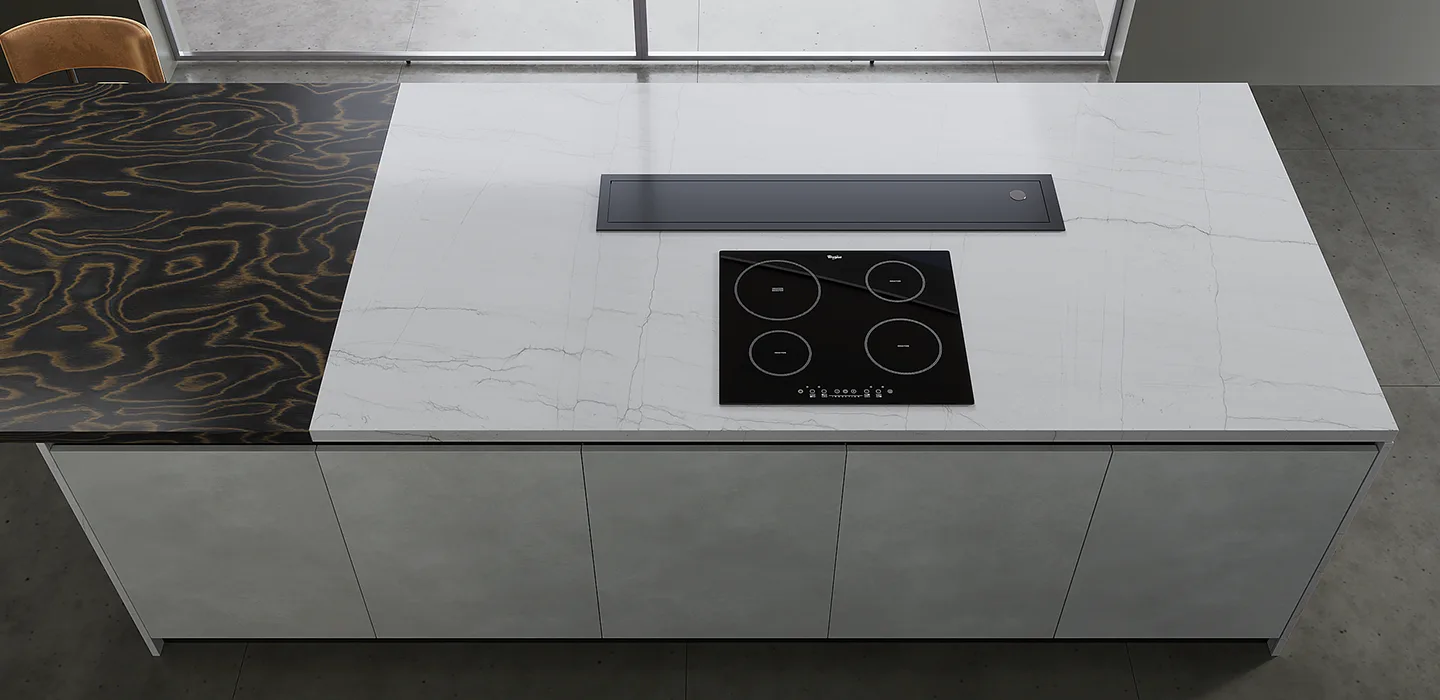 Luxury Wood Veneer European Kitchen Cabinet-9