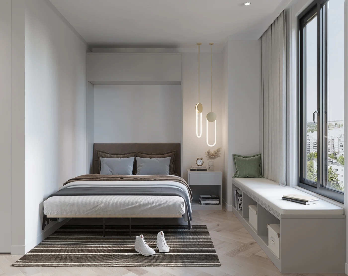 murphy bed for small studio apartment