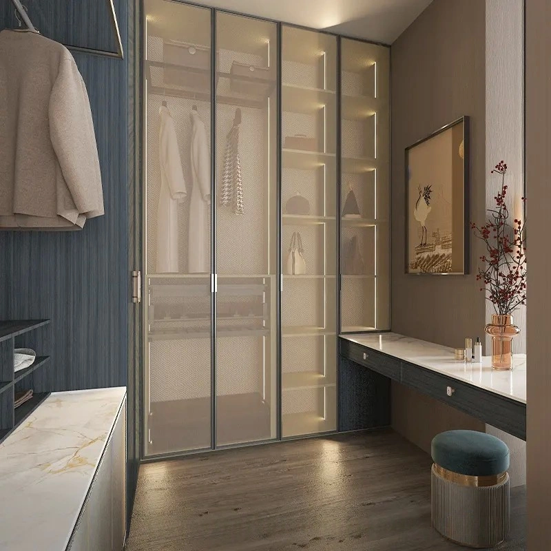 Blue Wooden Fitted Wardrobes for Sale Near Me