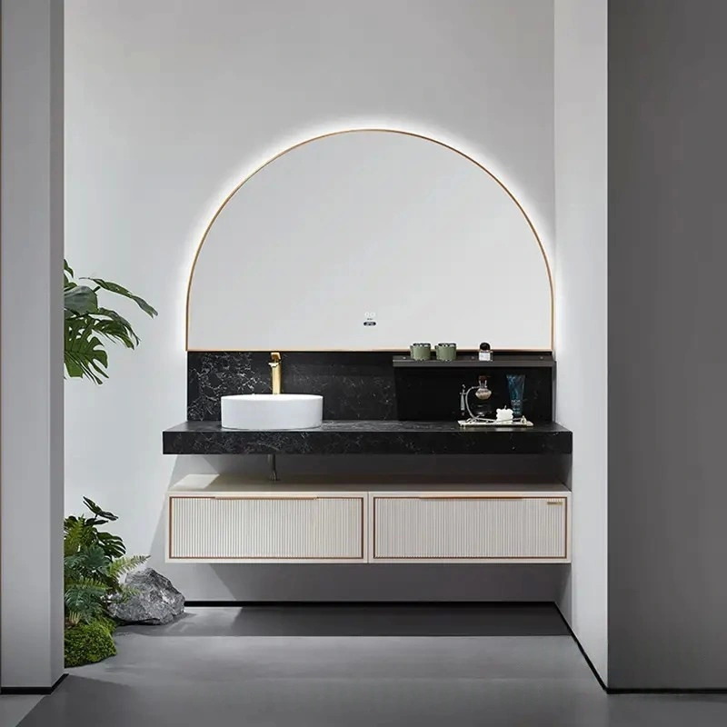 Single Sink Floating White Bathroom Vanity Wholesale