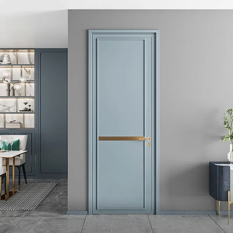 Blue Modern Hinged Internal Doors
