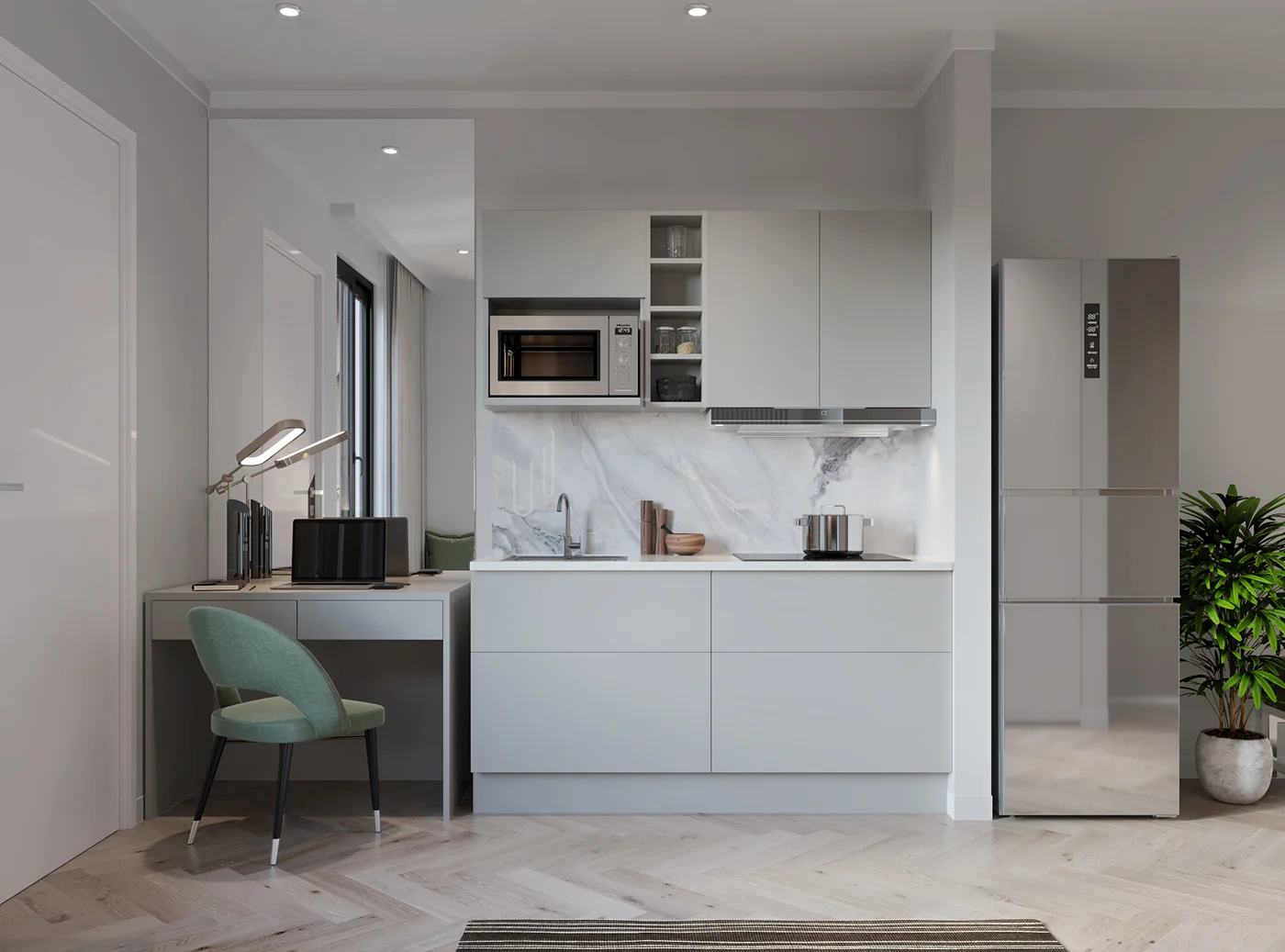 compack-kitchen-cabinets-for-student-housing-project