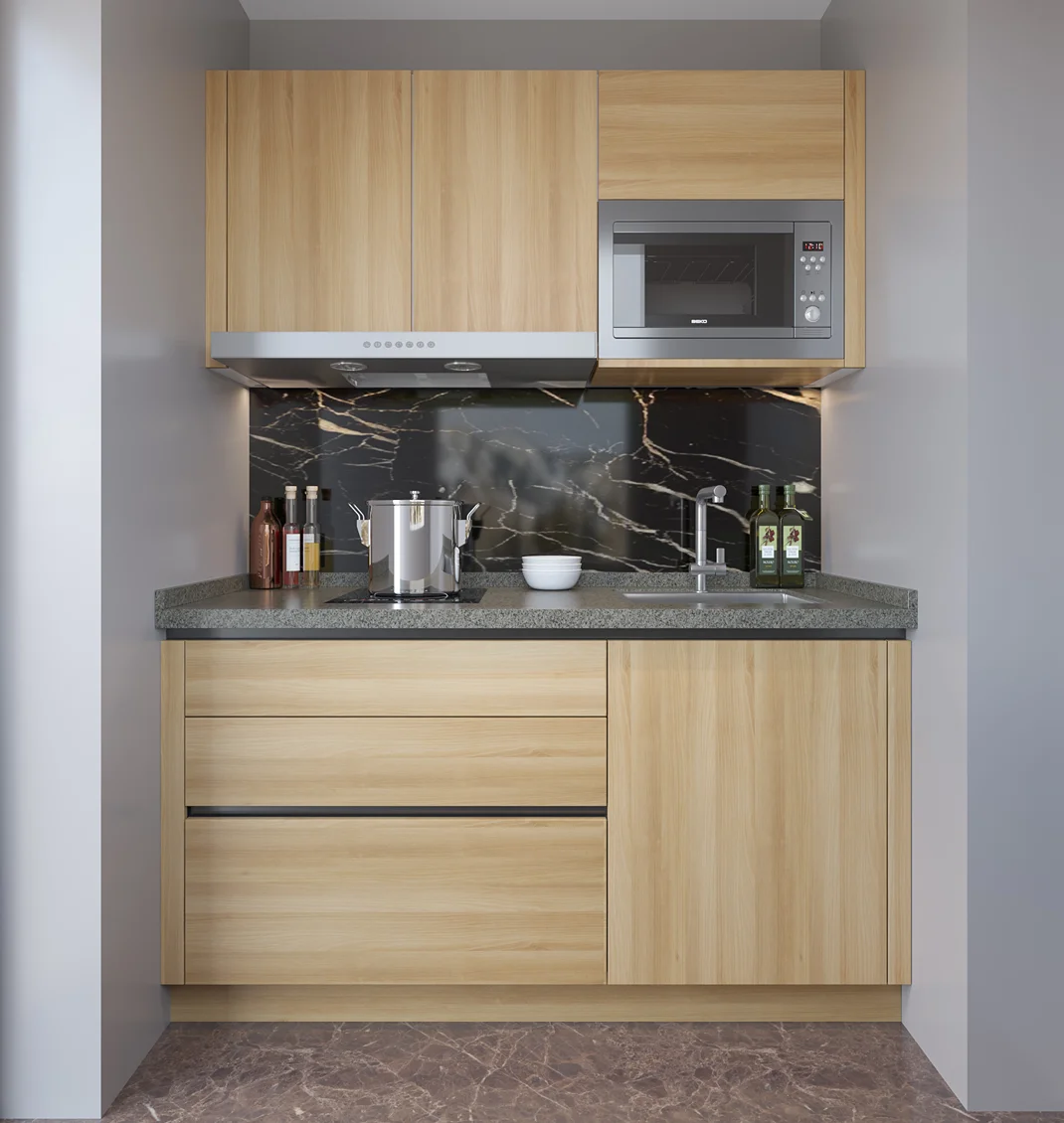 student-accommodation-project-built-in-small-light-wood-kitchen-cabinets